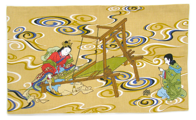 京友禅 敦煌天人模様柄